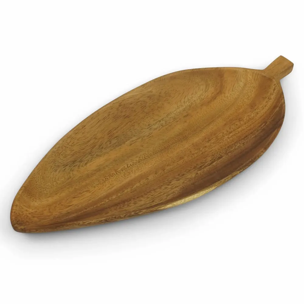 Plats et saladiers - Assiettes Laurel en bois d'acacia - KINTA