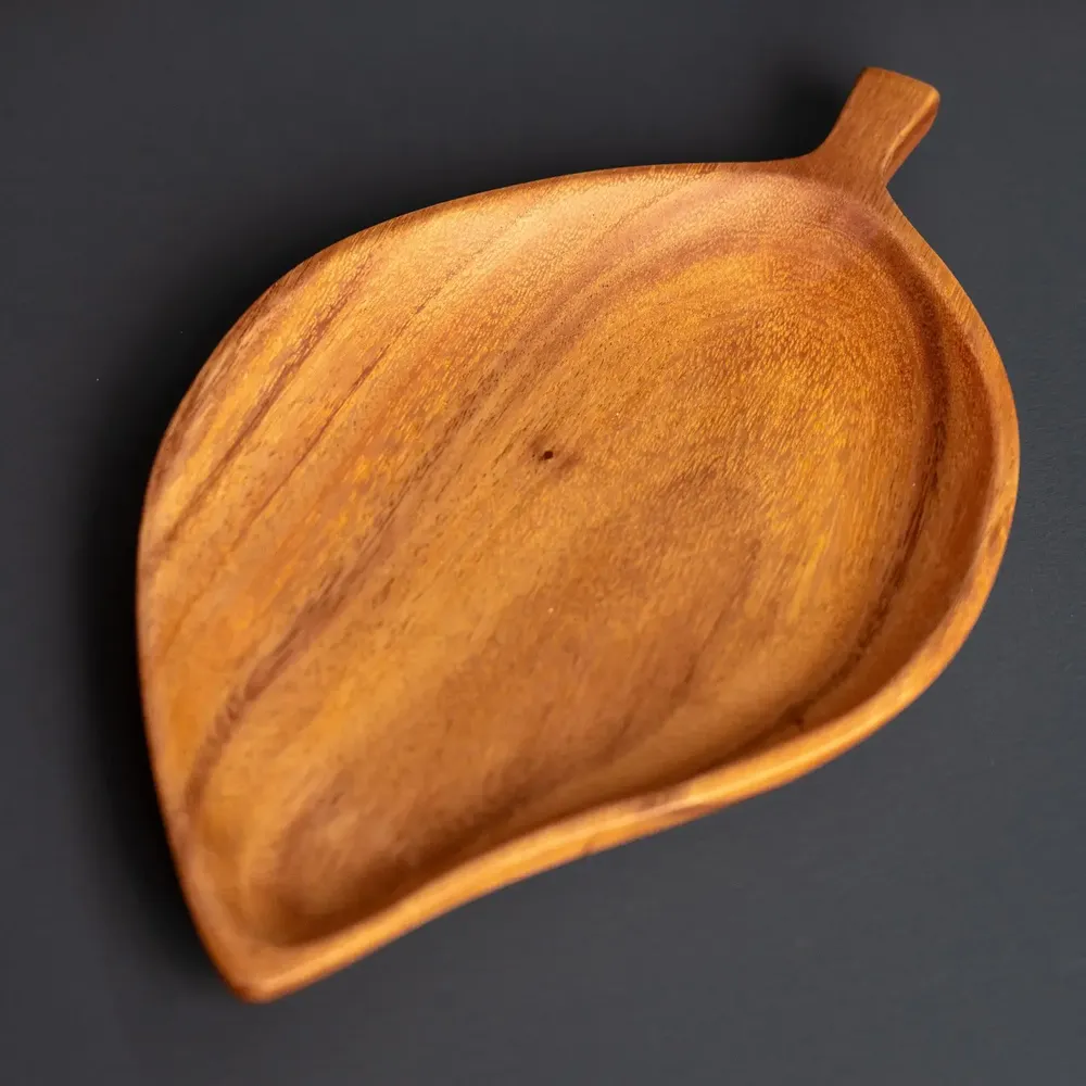 Platter and bowls - Poplar plates acacia wood - KINTA