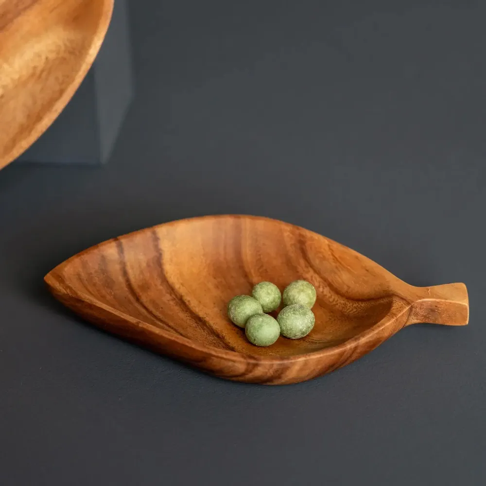Platter and bowls - Poplar plates acacia wood - KINTA