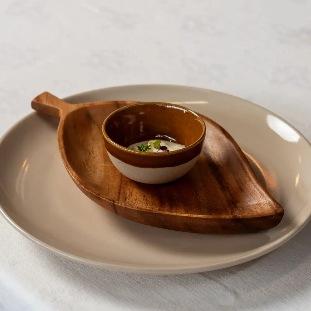 Platter and bowls - Poplar plates acacia wood - KINTA