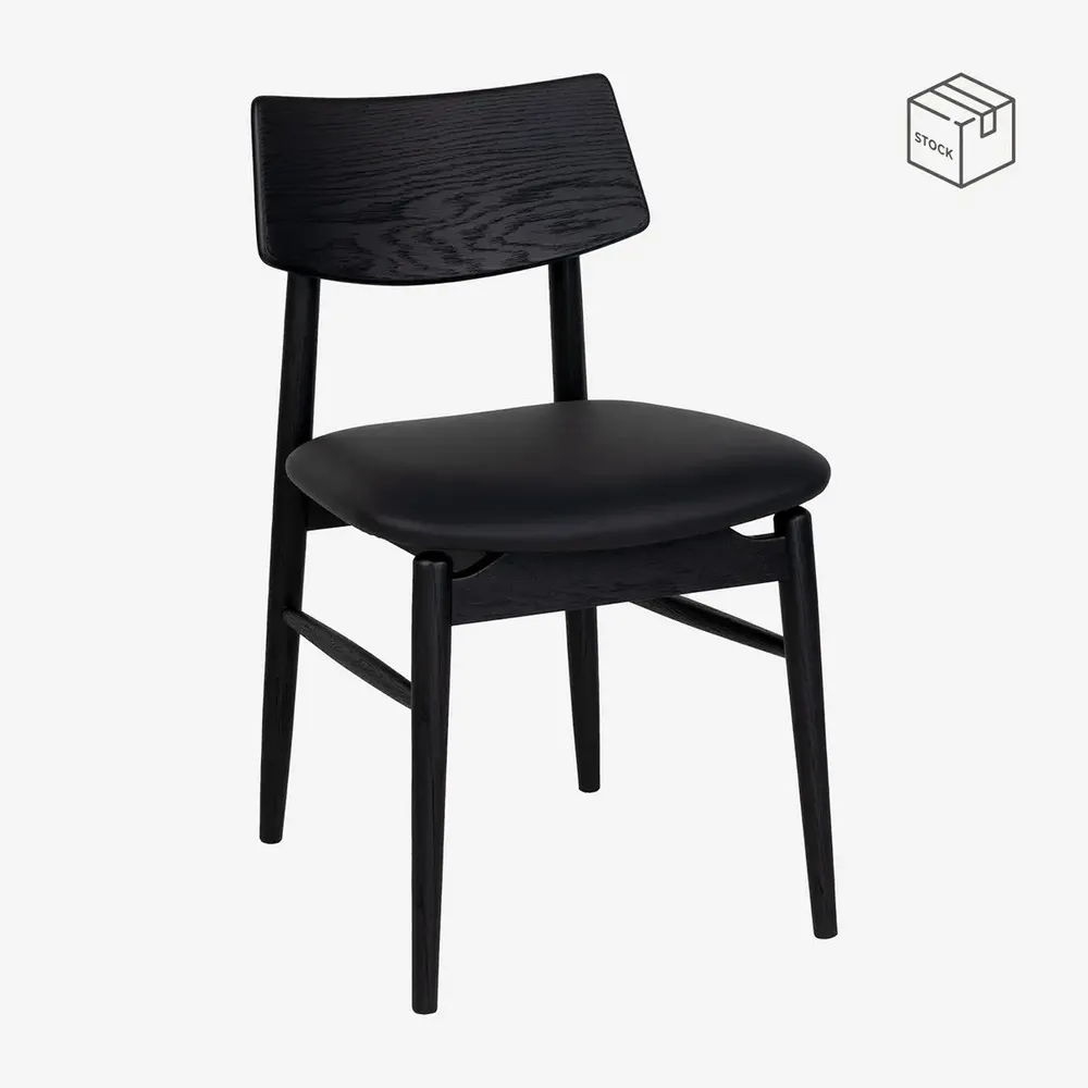 Chaises - Osaka avec un cadre noir - PMP FURNITURE
