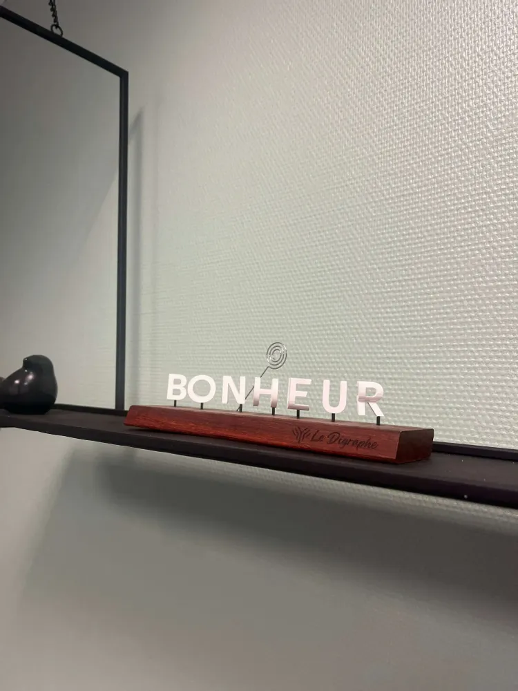 Decorative objects - Digraphe Amour - Bonheur - LE DIGRAPHE