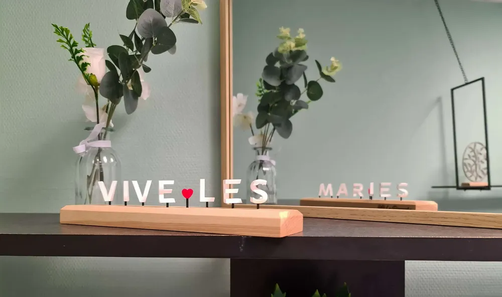 Decorative objects - Digraphe Vive Les Mariés - LE DIGRAPHE