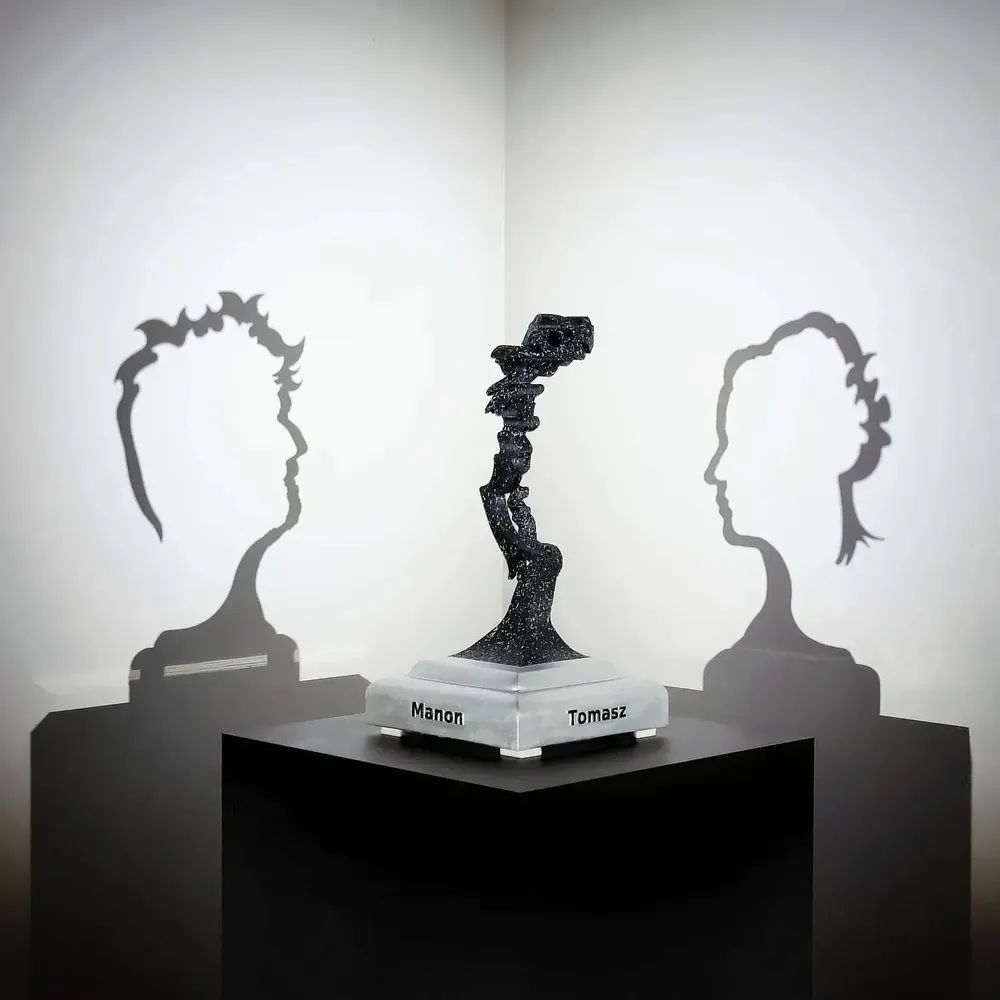 Unique pieces - Sculpture "The Inseparables" by artist Morpho - LE DIGRAPHE