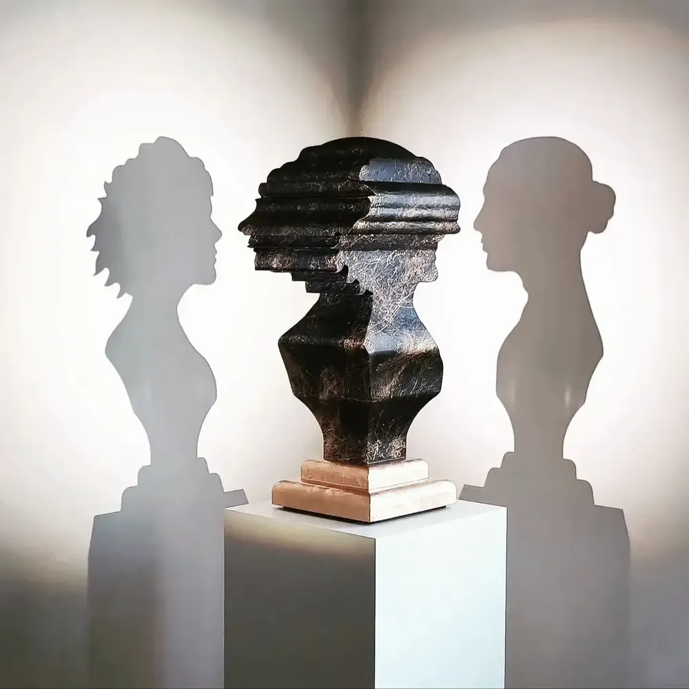 Unique pieces - Sculpture "The Inseparables" by artist Morpho - LE DIGRAPHE