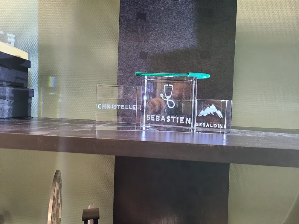 Decorative objects - Crystal Digraphe for Doctor – 6, 8 or 10 cm - LE DIGRAPHE