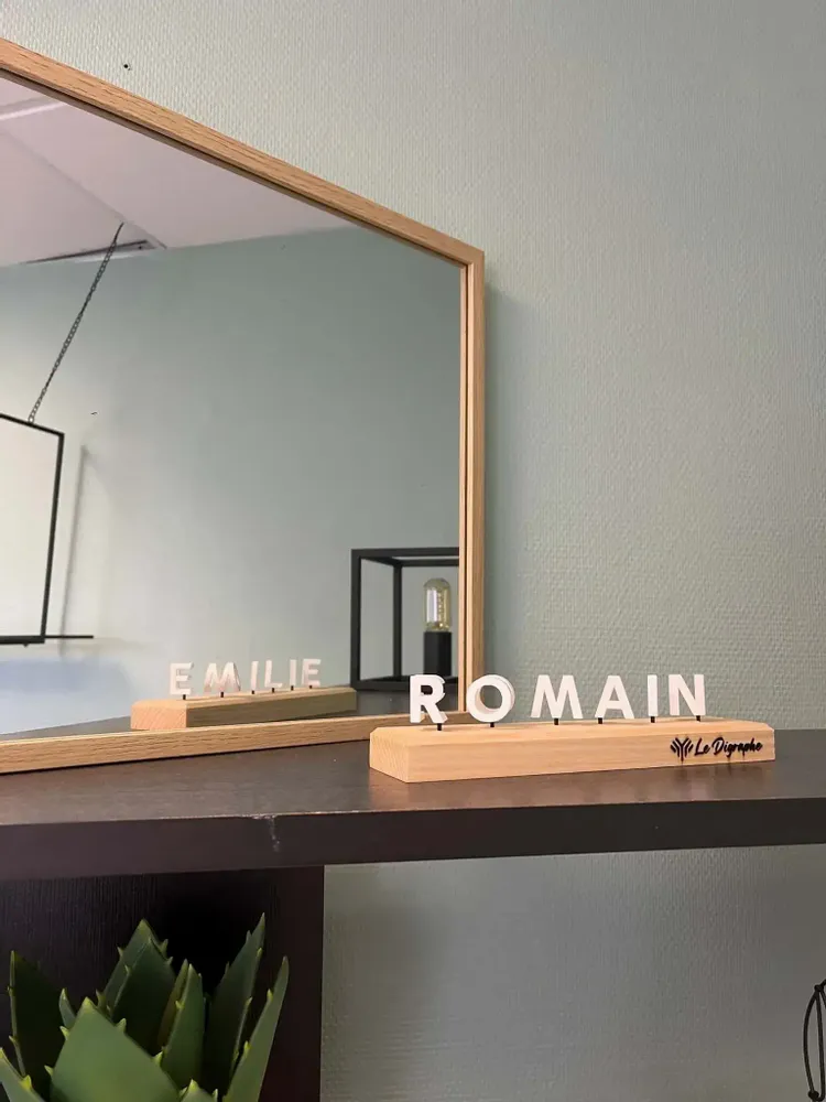 Decorative objects - 11 Years: Coral Anniversary Digraph - LE DIGRAPHE