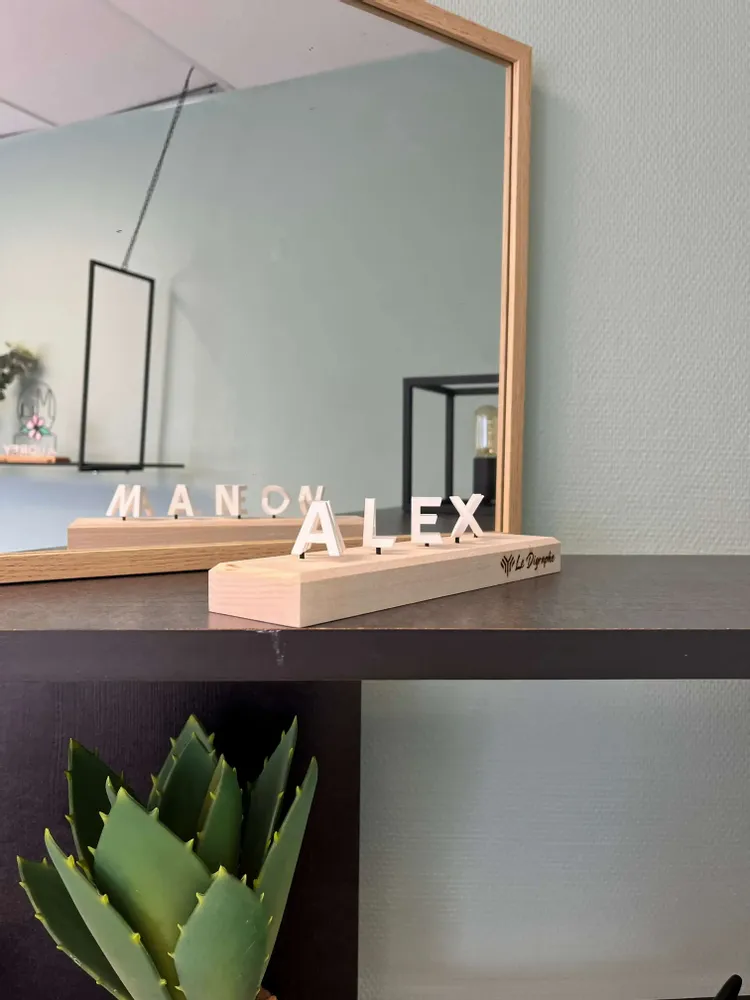 Objets de décoration - 60 ans : digraphe noces de diamant - LE DIGRAPHE