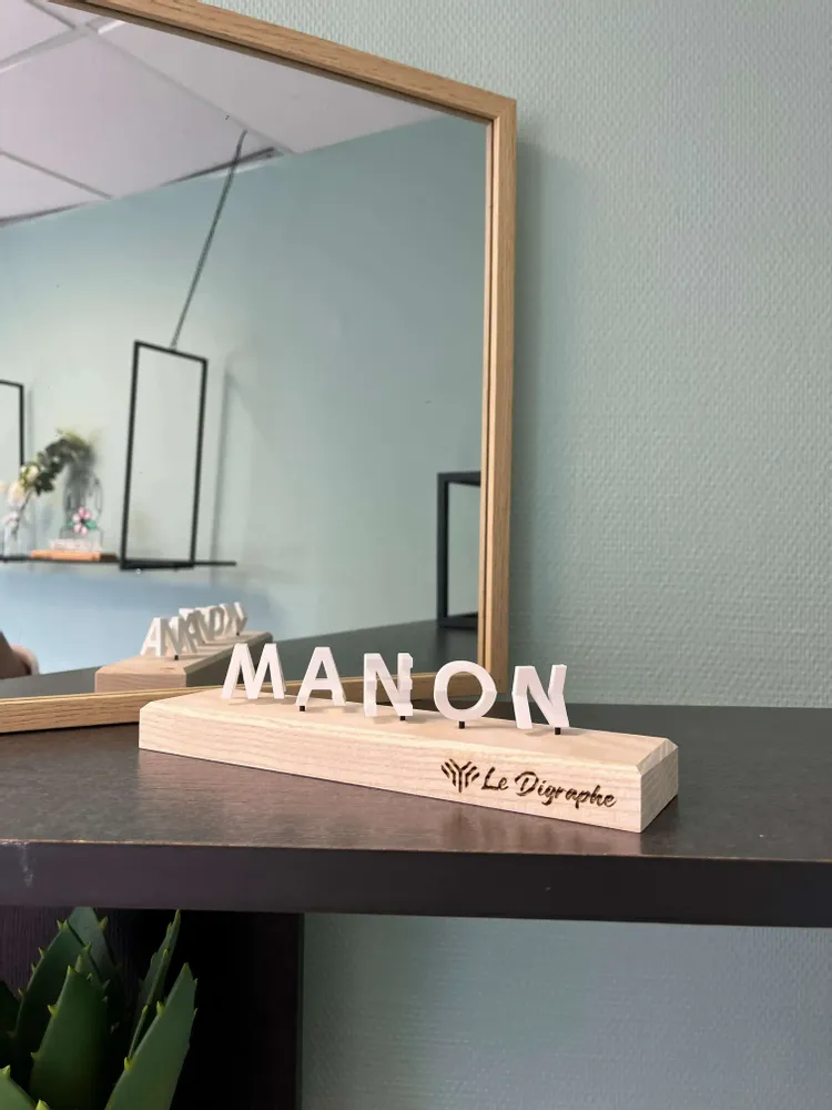 Objets de décoration - 60 ans : digraphe noces de diamant - LE DIGRAPHE