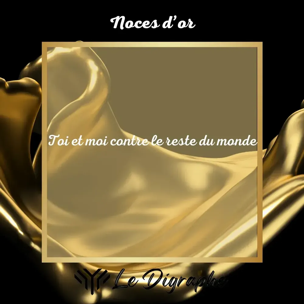 Objets de décoration - 50 ans : digraphe noces d'or - LE DIGRAPHE