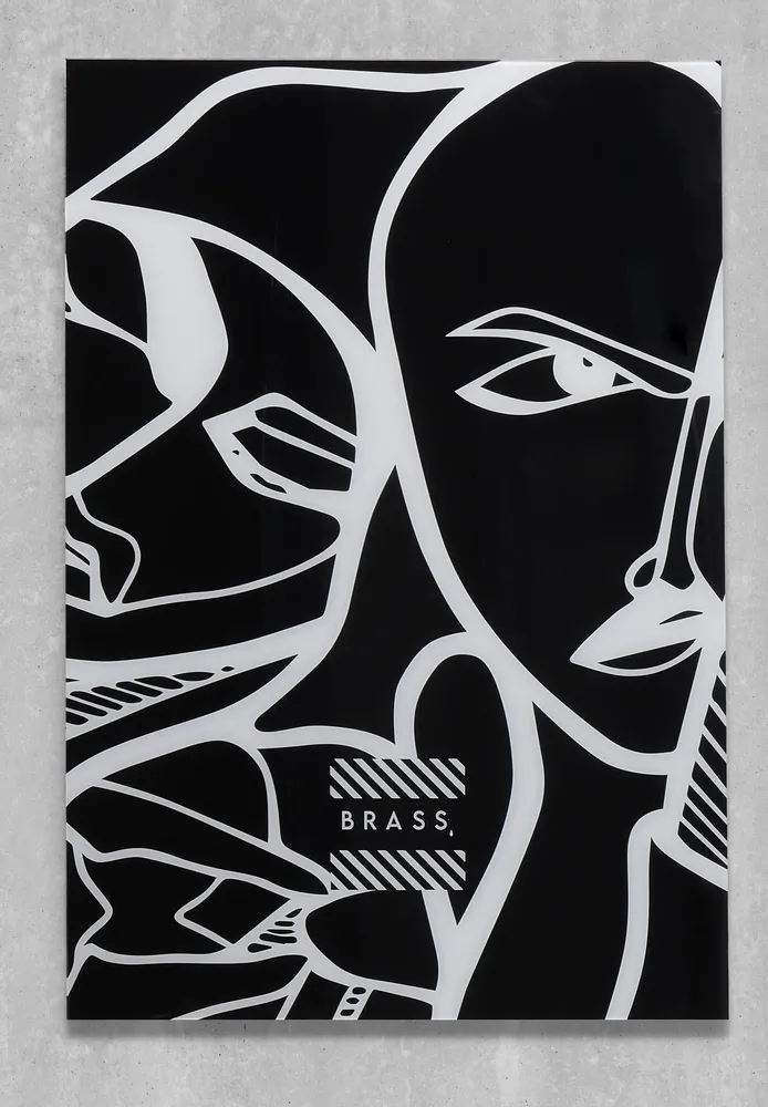 Garden textiles - Coussin exterieur Black Elongi 45 x 45 - Design by BRASS - ARTDECORIS