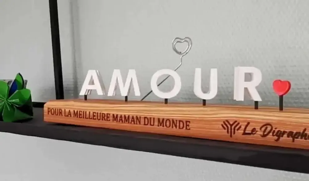Objets design - MAMAN - AMOUR - LE DIGRAPHE