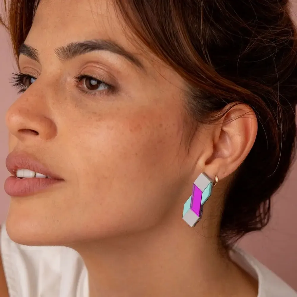 Bijoux - Cube Earrings – Bold, Playful, and Instantly Appealing - PAMELA COROMOTO