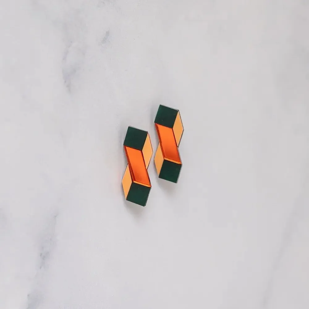 Bijoux - Cube Earrings – Bold, Playful, and Instantly Appealing - PAMELA COROMOTO