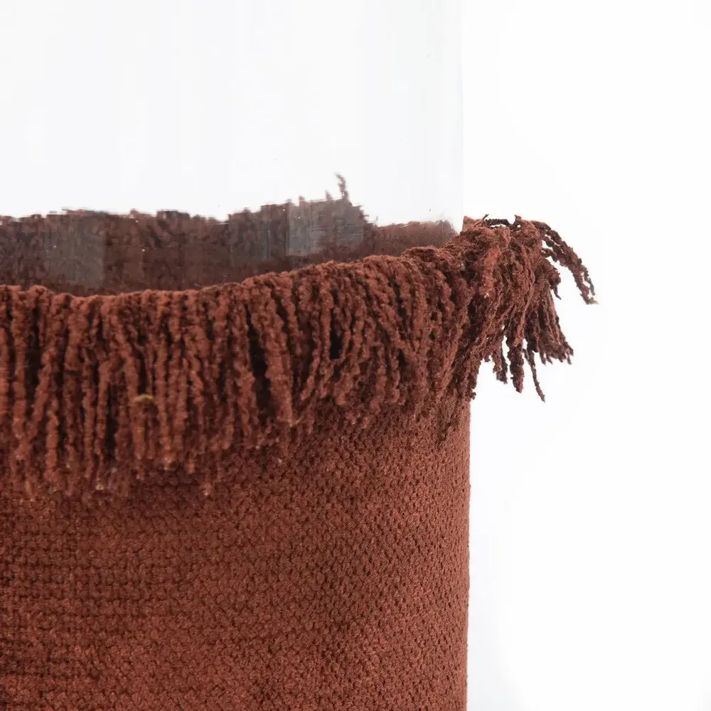 Candlesticks and candle holders - The Oh My Gee Candle Holder - Burgundy Velvet - L - BAZAR BIZAR LIVING