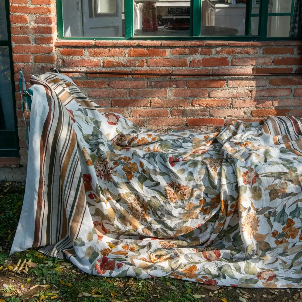 Plaids - Mezzeri jette Grand Foulard et tapis - TESSITURA TOSCANA TELERIE