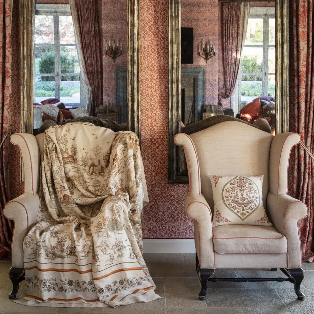 Plaids - Mezzeri jette Grand Foulard et tapis - TESSITURA TOSCANA TELERIE
