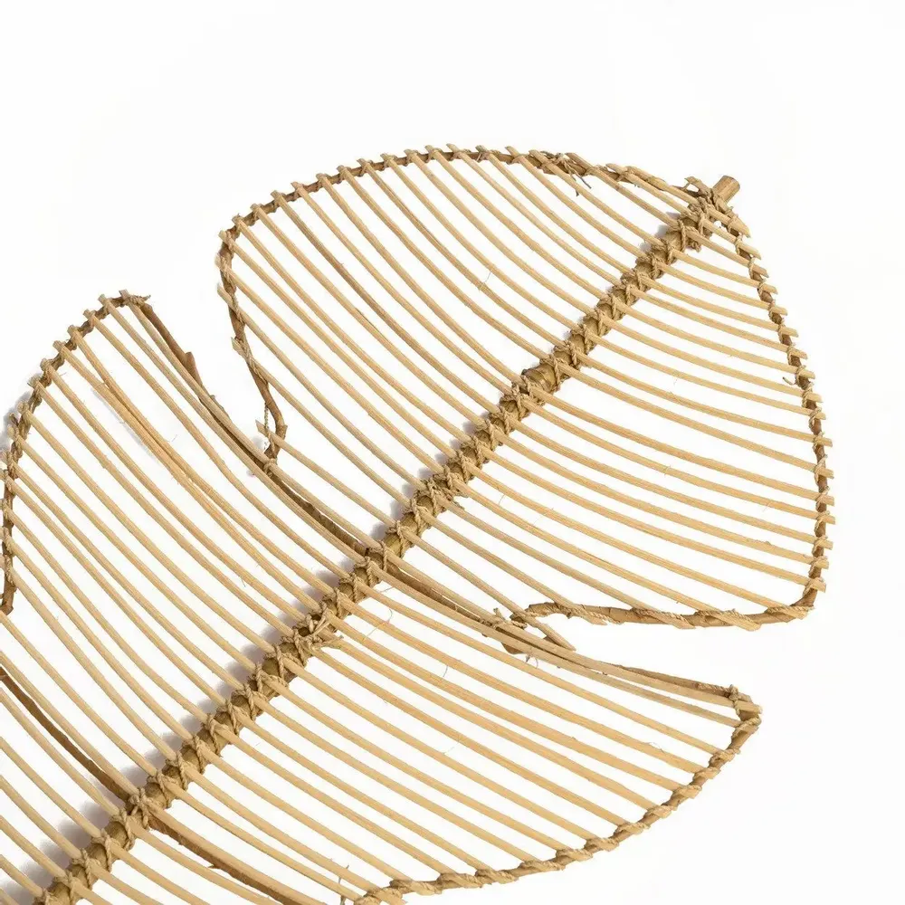 Decorative objects - The Rattan Monstera - Natural - BAZAR BIZAR LIVING