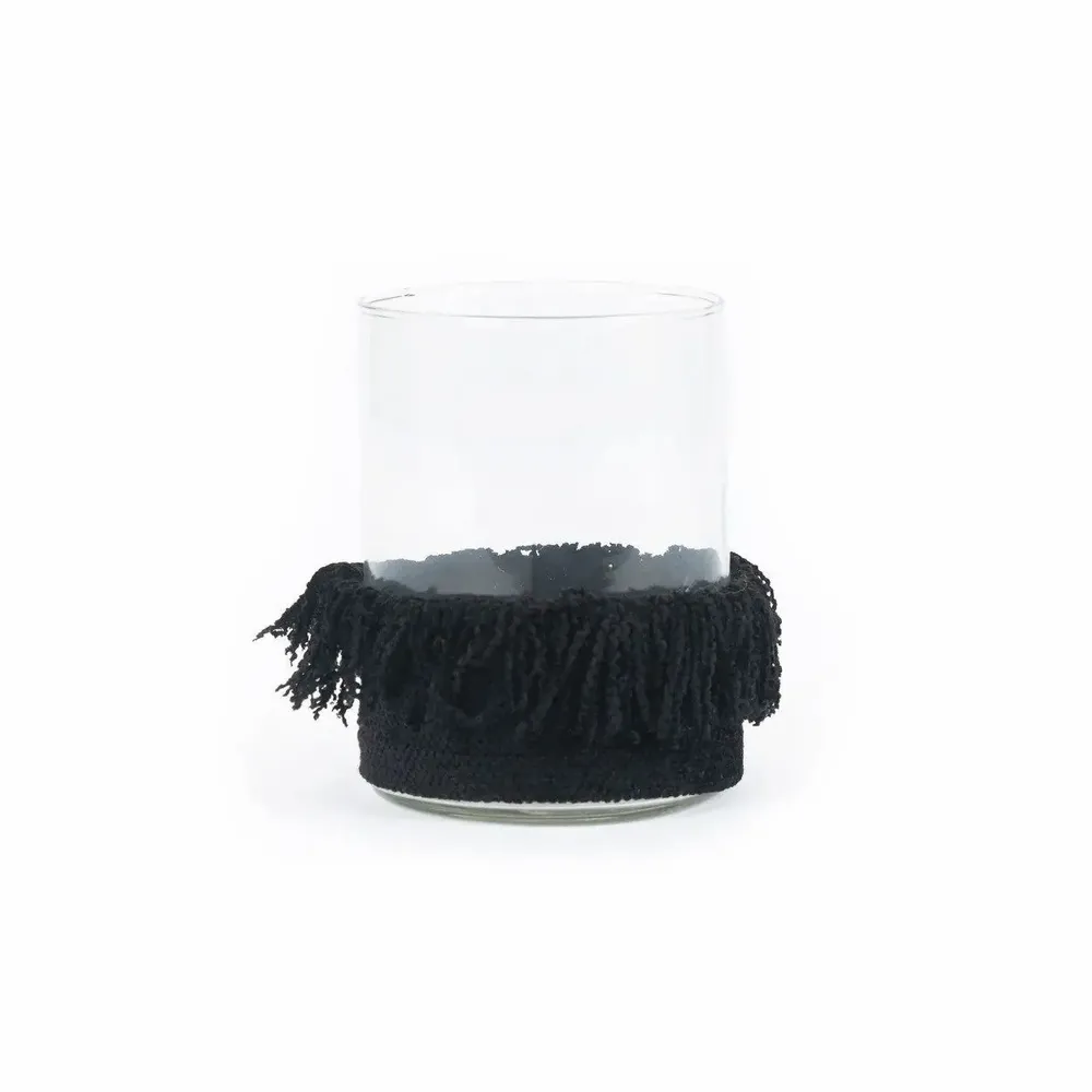 Candlesticks and candle holders - The Oh My Gee Candle Holder - Black Velvet - L - BAZAR BIZAR LIVING