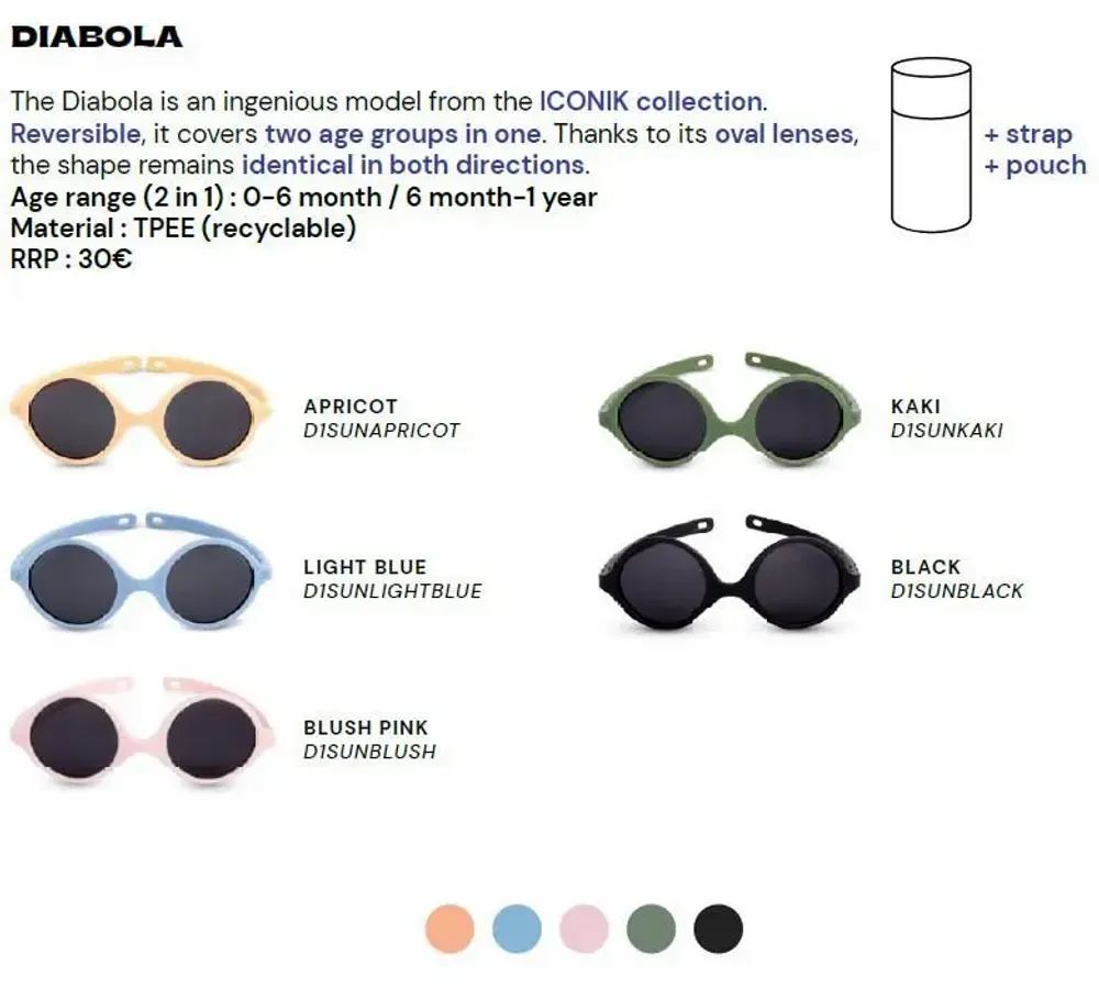 Accessoires enfants - Lunettes de soleil Ki ET LA DIABOLA - KI ET LA SAS