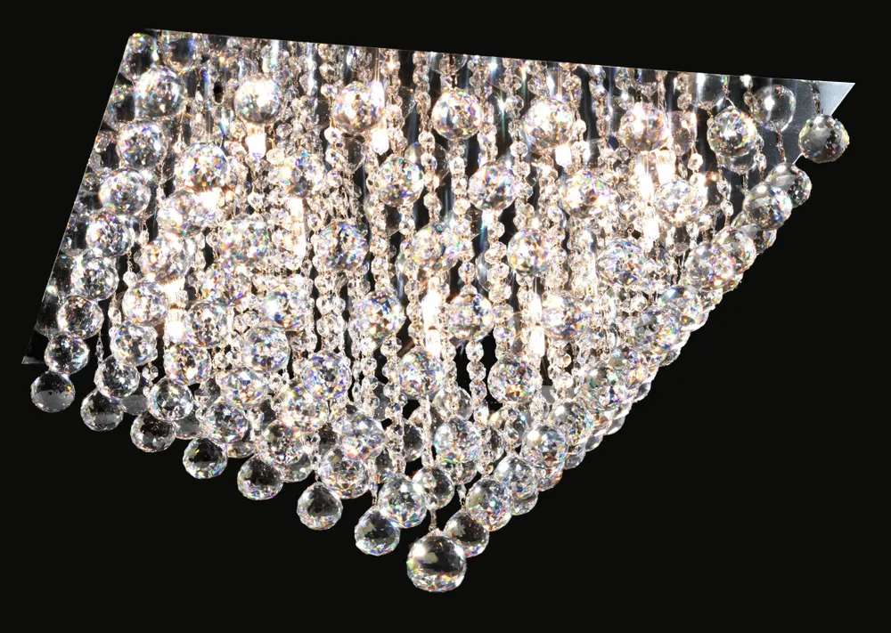 Ceiling lights - Pyramid Square Ceiling Light - CRISTALUX LIGHTING DESIGN