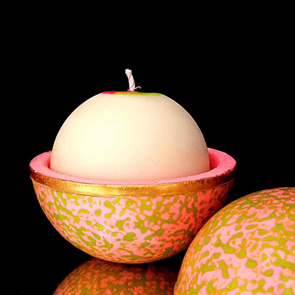 Cadeaux - Bougie Globe Bollywood à la Rose Musc - PONPON CURIOSITAS
