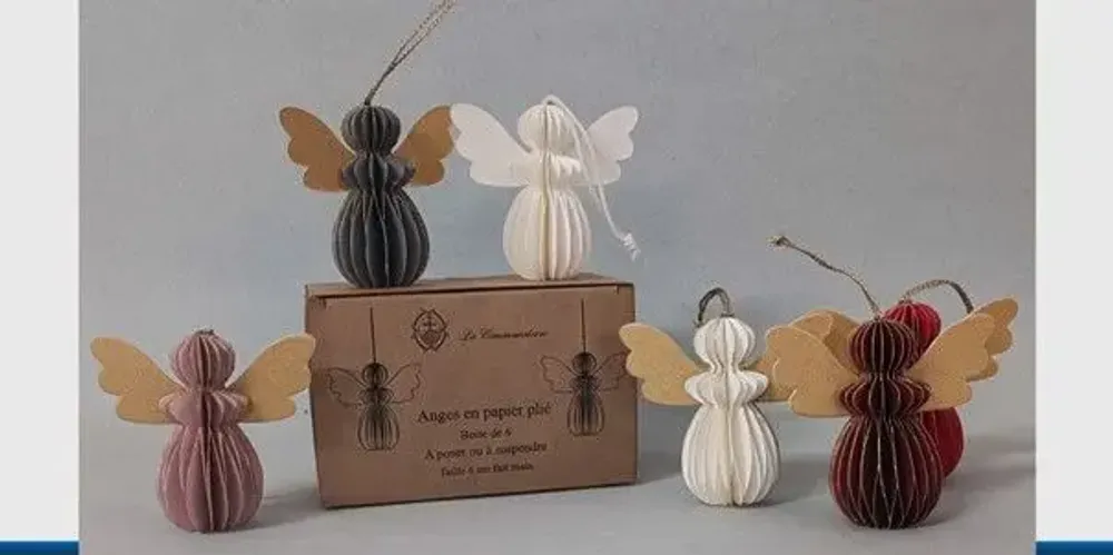 Decorative objects - Anges en papier - LA COMMANDERIE