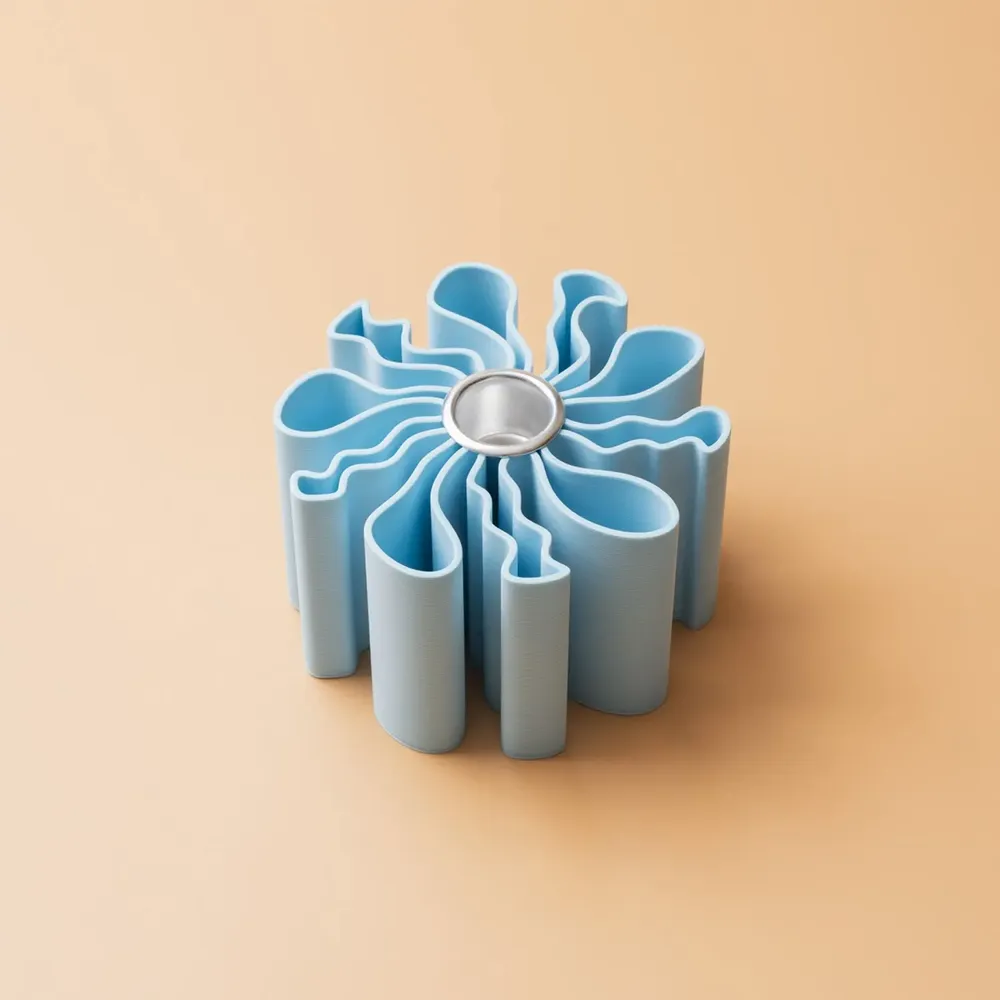 Design objects - small and large candle holder from the pedalo collection - ATELIER MAHD
