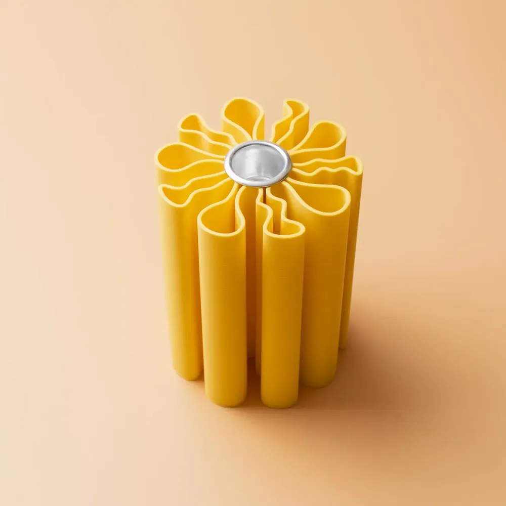 Design objects - small and large candle holder from the pedalo collection - ATELIER MAHD