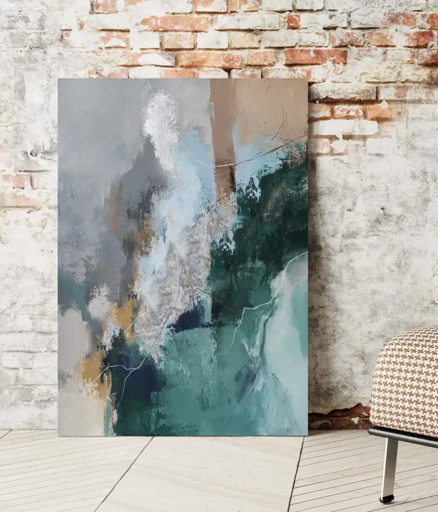 Aménagements pour bureau - « Coast » Série de peintures abstraites texturées faites à la main - MATISS ART STUDIO
