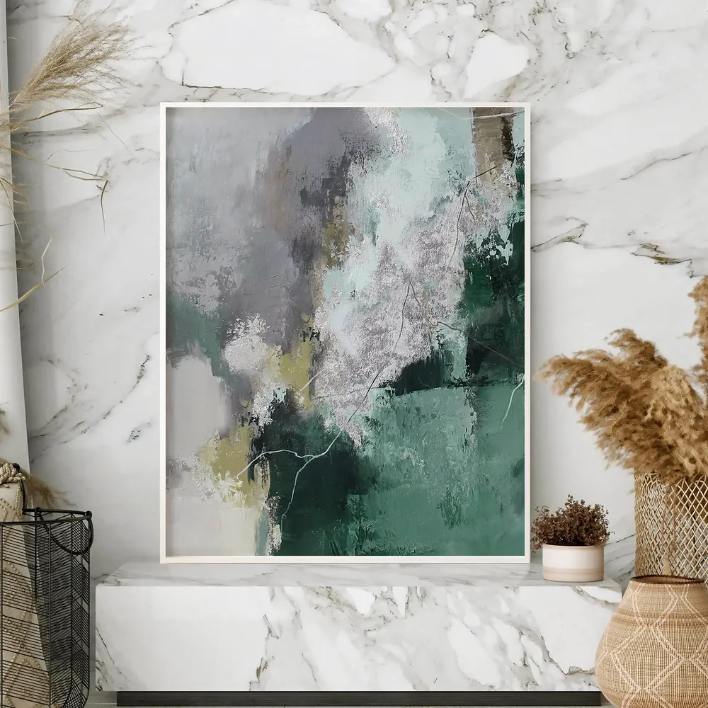 Aménagements pour bureau - « Coast » Série de peintures abstraites texturées faites à la main - MATISS ART STUDIO