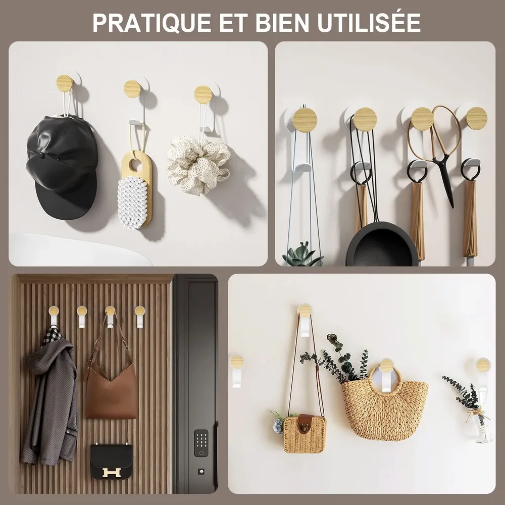 Etagères - KAPANOU Crochets double BBB01-White - KAPANOU