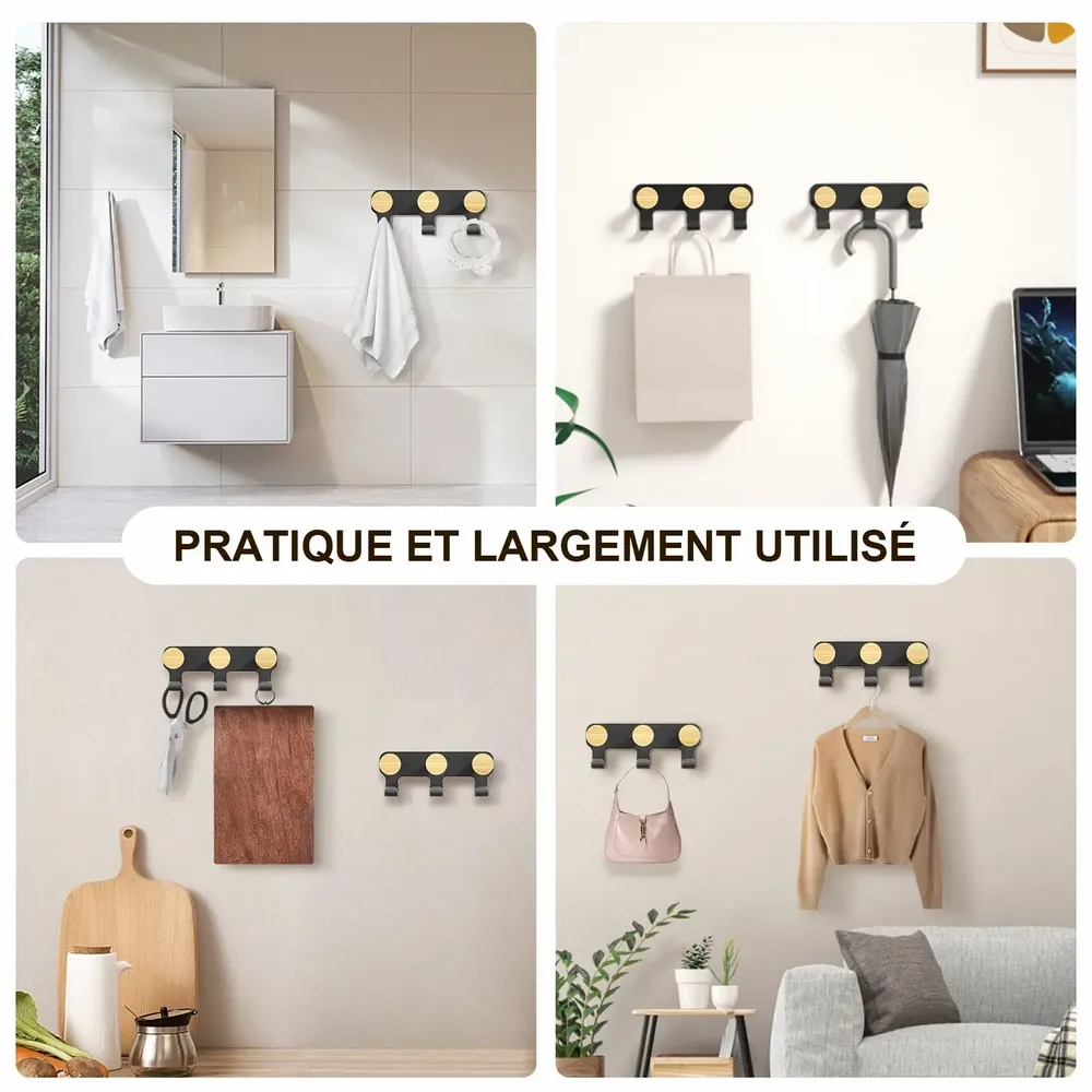 Etagères - KAPANOU Rangement pratique BBB05-Black - KAPANOU