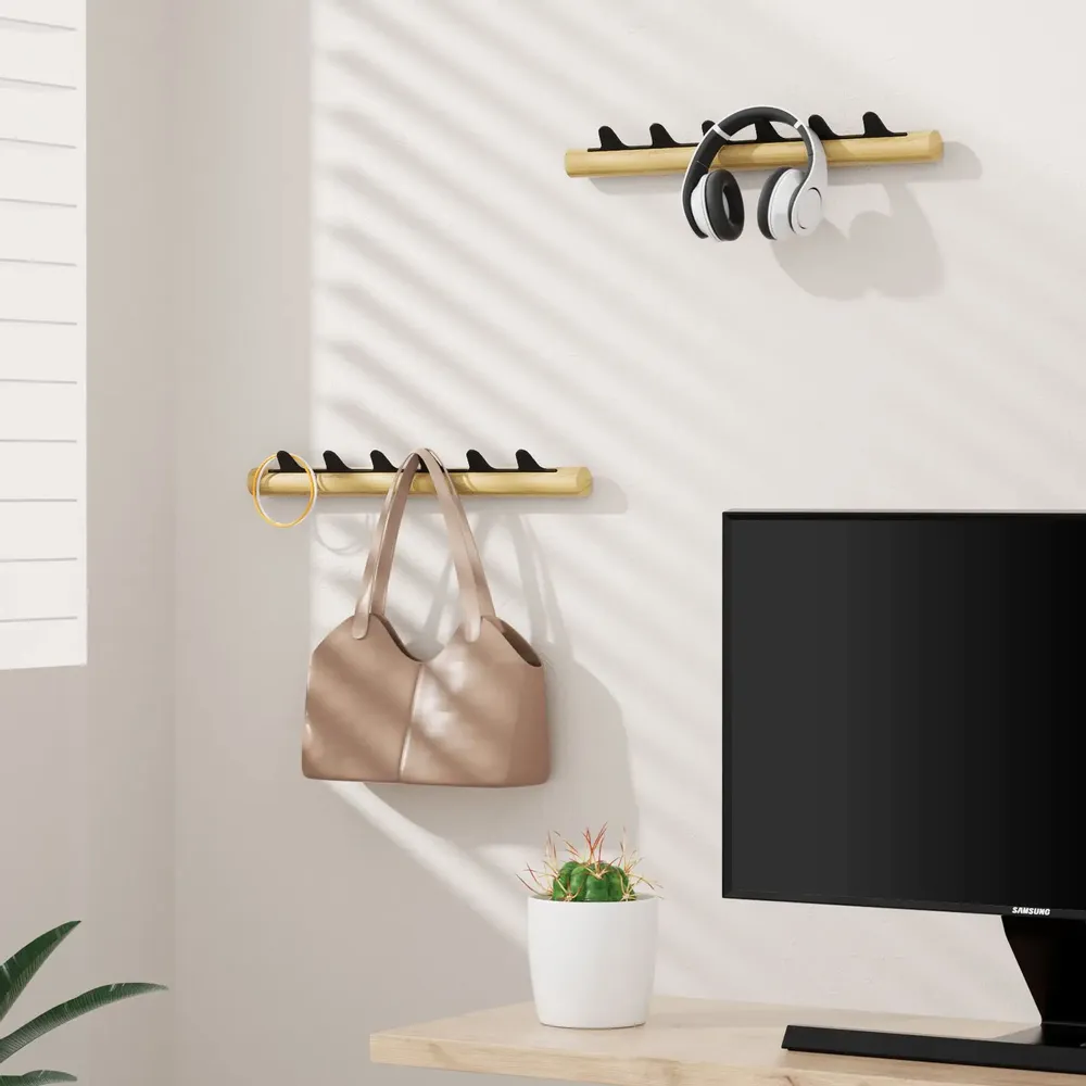 Etagères - KAPANOU  Porte-manteau mural BBB07-Black - KAPANOU