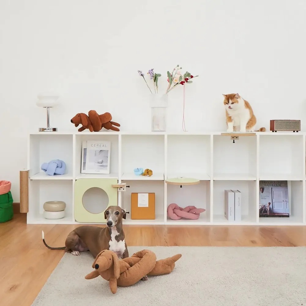 Etagères - Collection Cat Clamp — Meubles modulaires pour animaux de compagnie - POOCH & PURRR DESIGN
