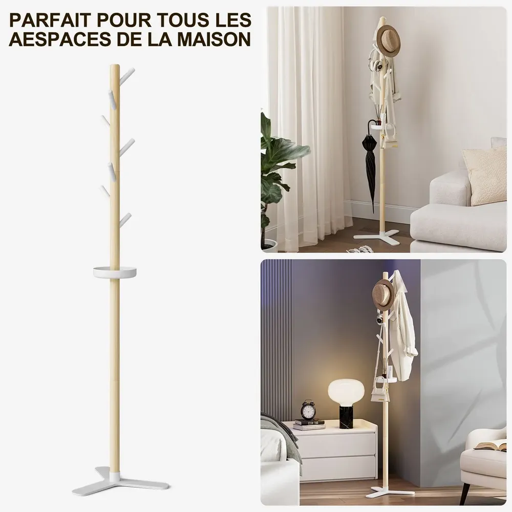 Etagères - KAPANOU Porte-manteau sur pied BBB10-White - KAPANOU