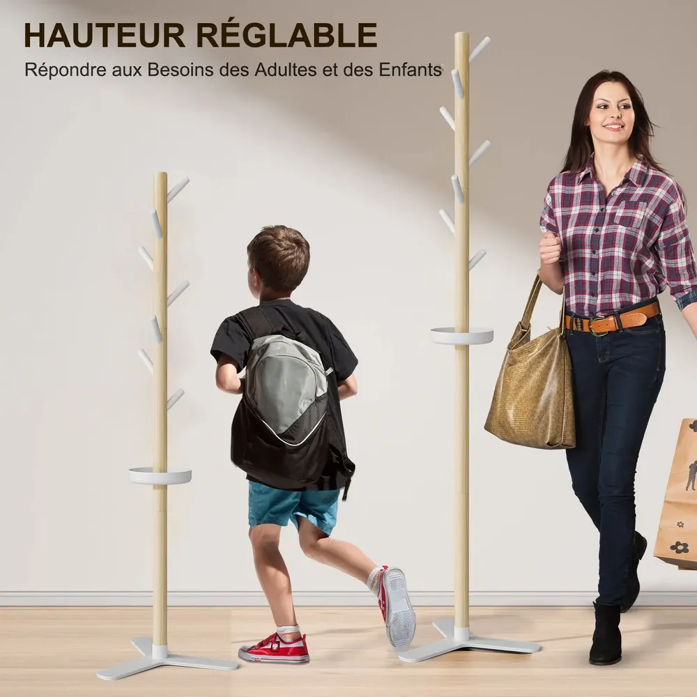 Etagères - KAPANOU Porte-manteau sur pied BBB10-White - KAPANOU