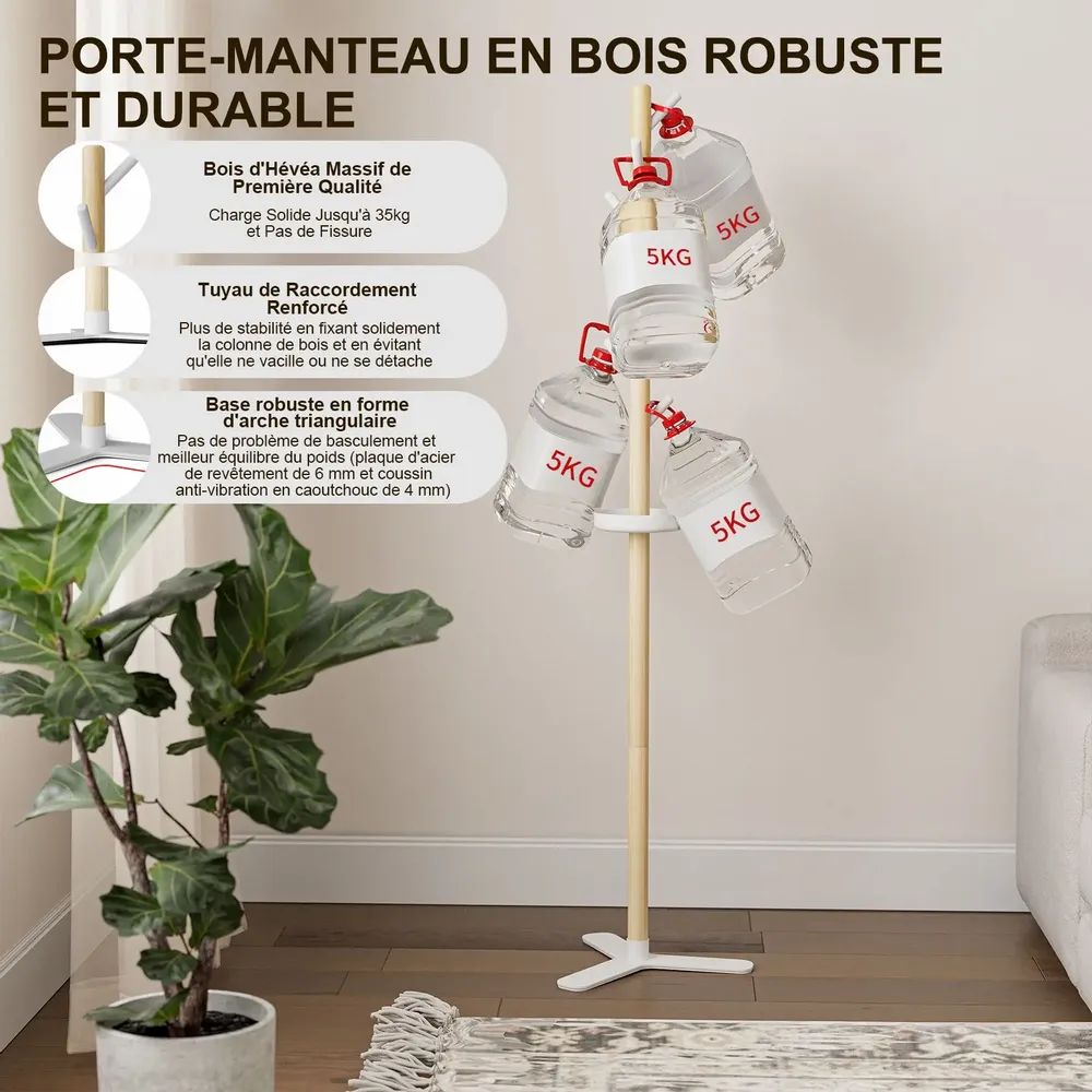 Etagères - KAPANOU Porte-manteau sur pied BBB10-White - KAPANOU