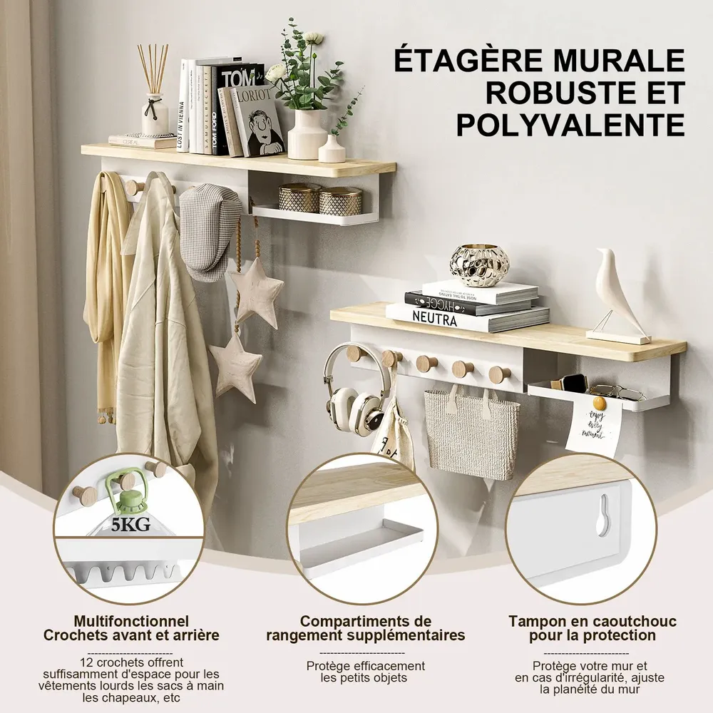 Shelves - KAPANOU floating shelf CCC004-W - KAPANOU