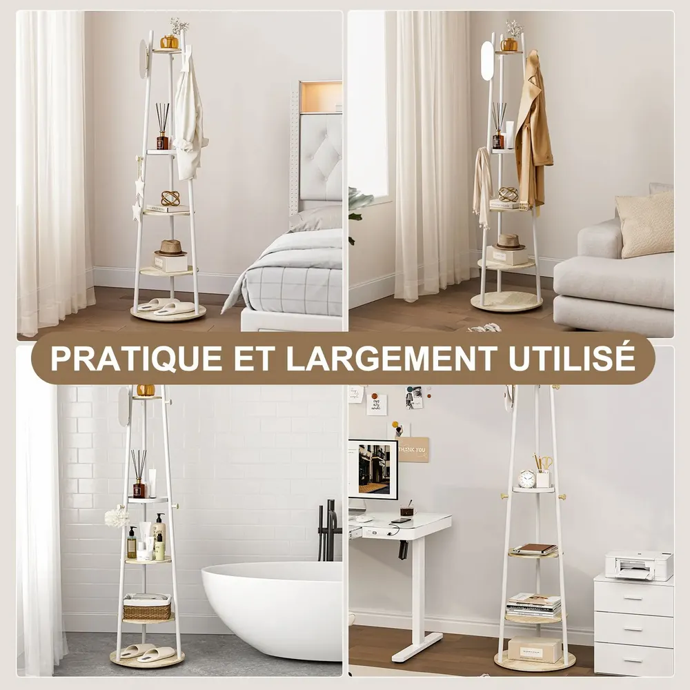 Shelves - KAPANOU CCC005-W rotating coat rack - KAPANOU