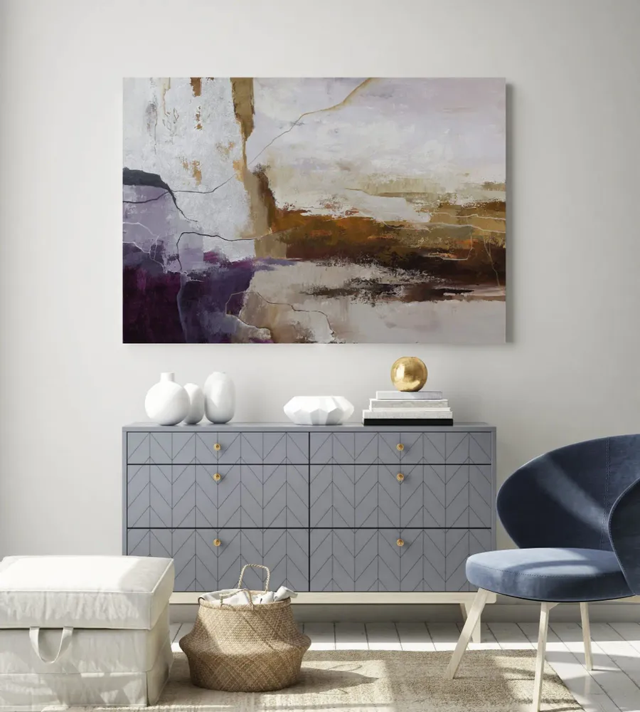 Aménagements pour bureau - « Bloom » Série de peintures abstraites texturées faites à la main - MATISS ART STUDIO
