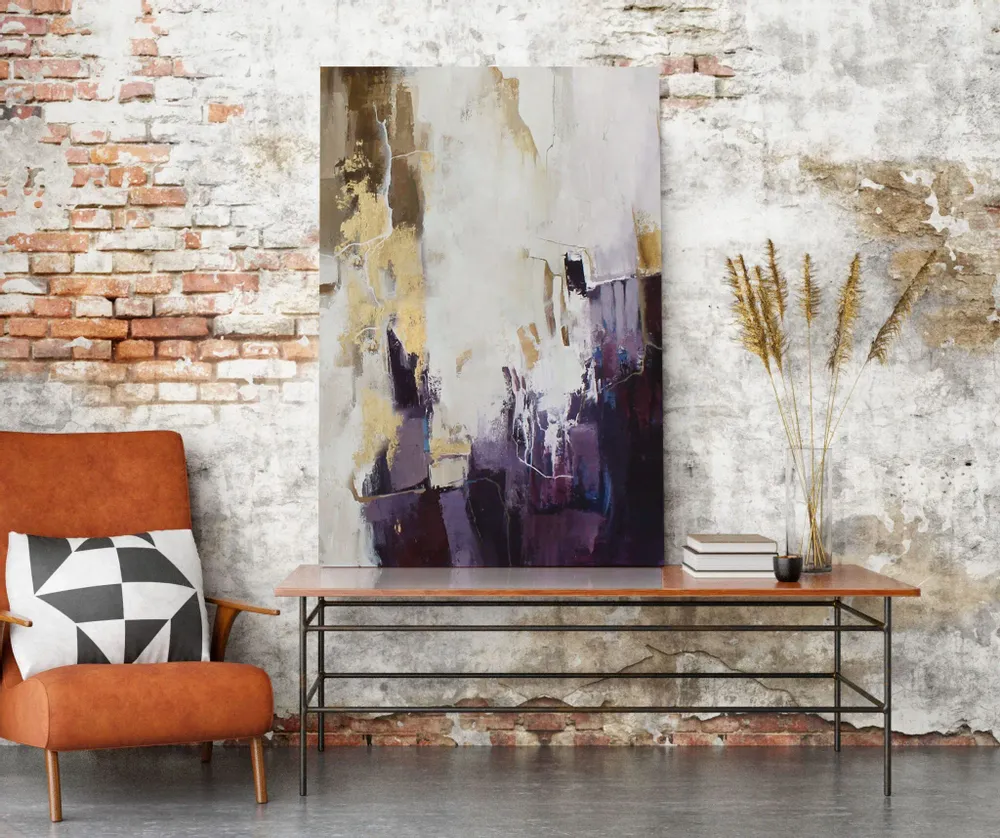 Aménagements pour bureau - « Bloom » Série de peintures abstraites texturées faites à la main - MATISS ART STUDIO