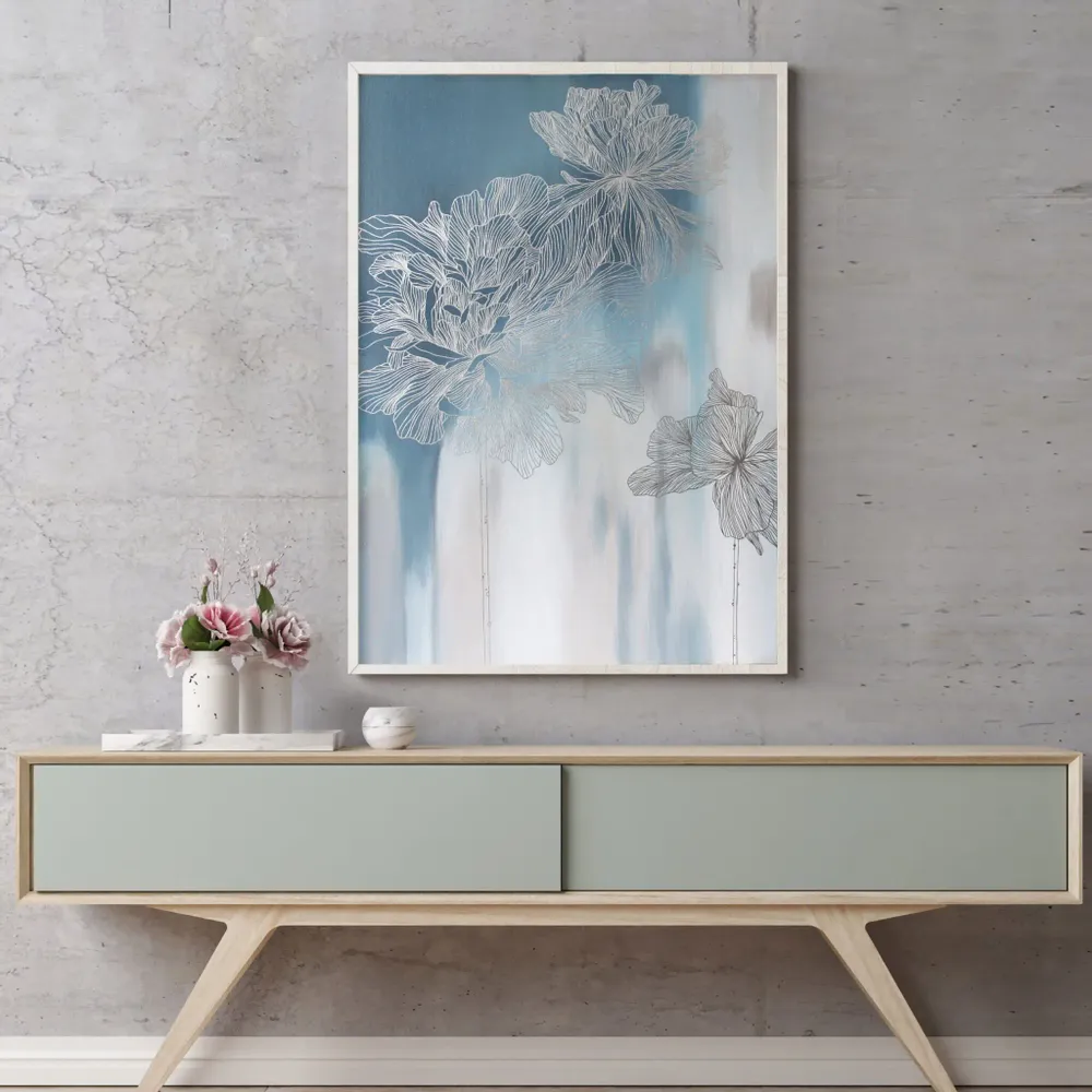 Aménagements pour bureau - « Thinness » Série de peintures abstraites texturées faites à la main - MATISS ART STUDIO