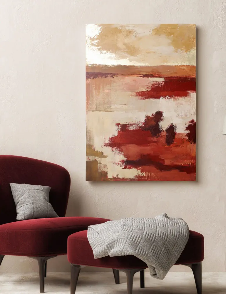 Aménagements pour bureau - « Estuary » Série de peintures abstraites texturées faites à la main - MATISS ART STUDIO