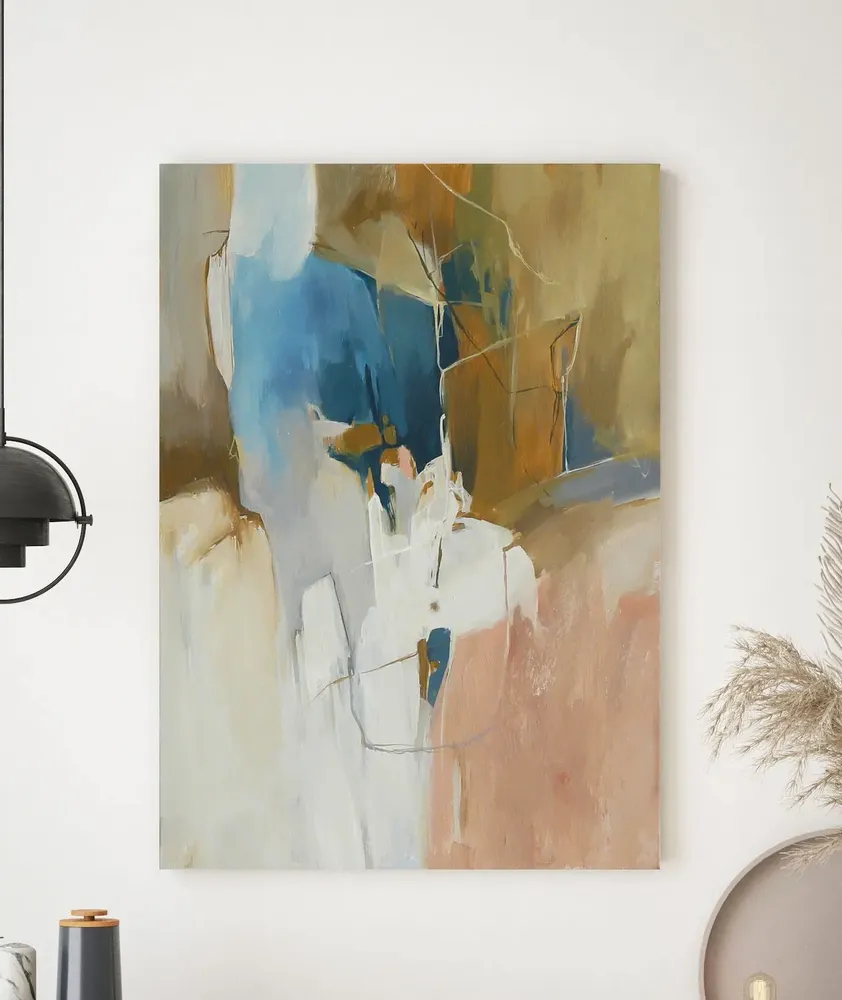 Office design and planning - « Melody » Series of handmade textured abstract paintings - MATISS ART STUDIO