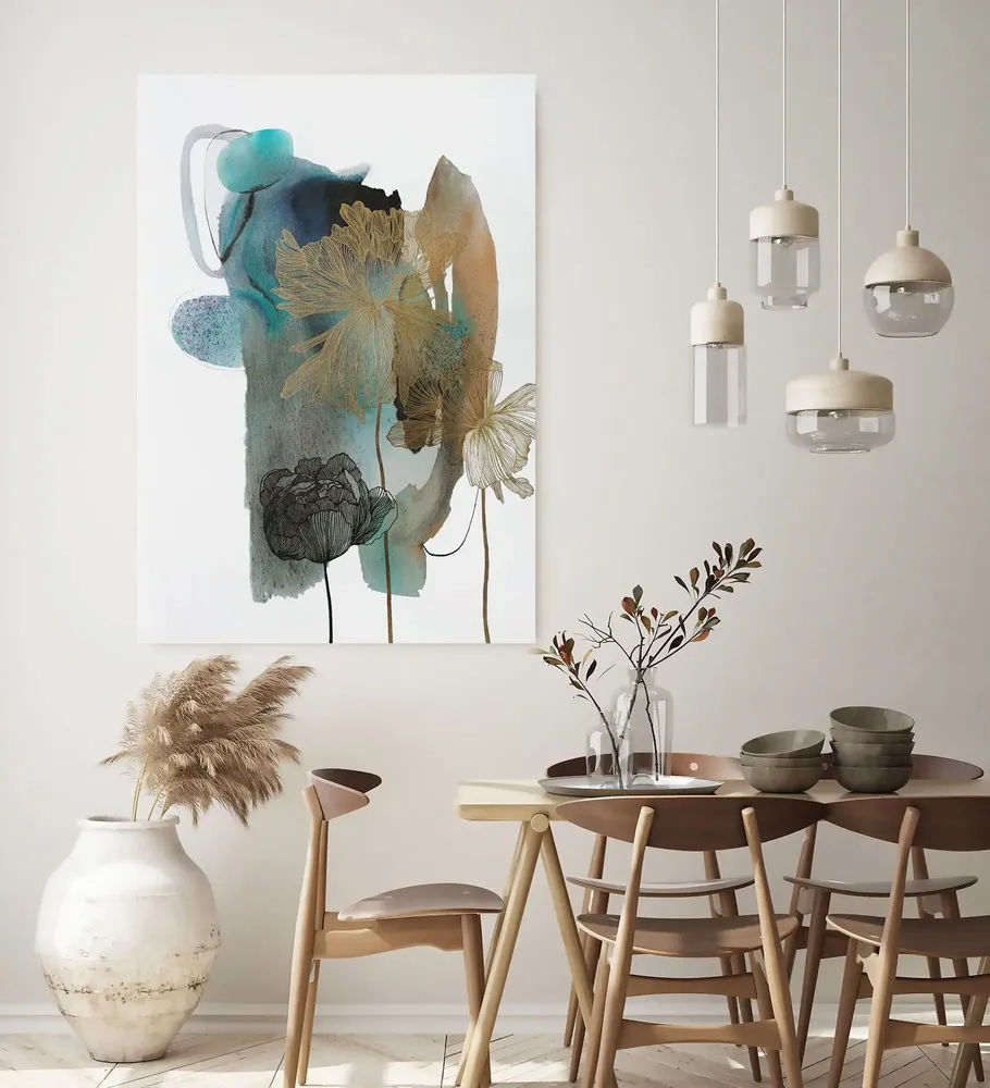 Office design and planning - « Thinness » Series of handmade textured abstract paintings - MATISS ART STUDIO