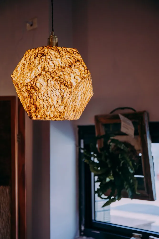 Hanging lights - Pentagonal Pendant Lamp - TAIWAN CRAFTS & DESIGN