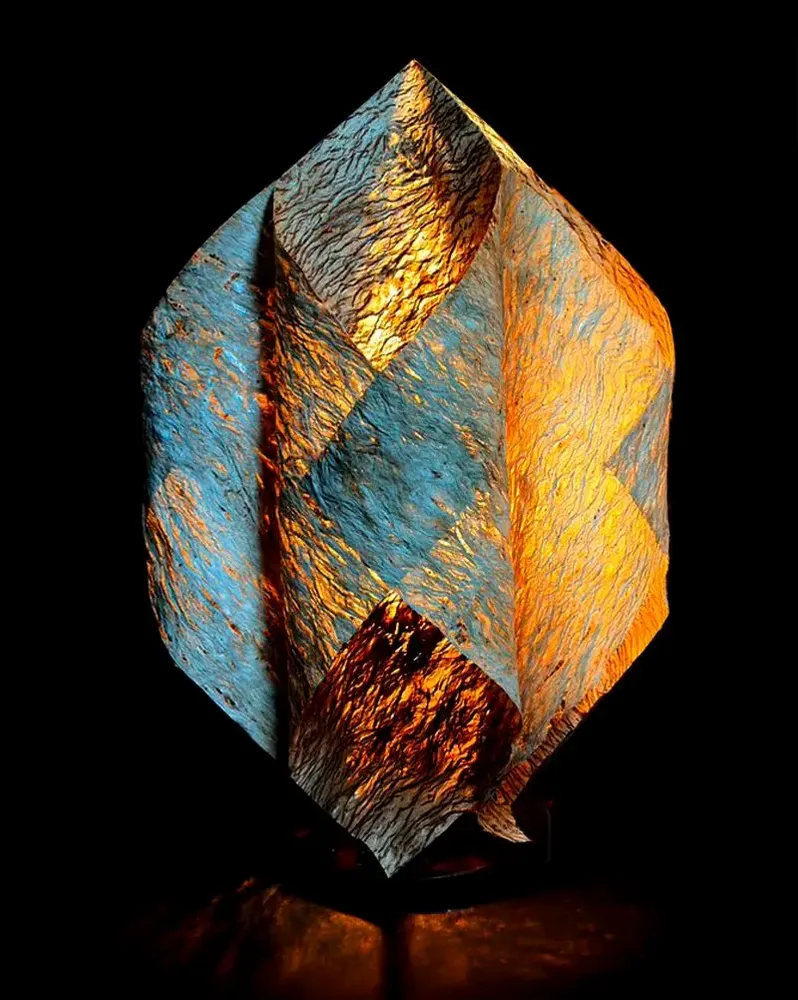 Lampadaires - Paper Mulberry Bark Floor Lamp - TAIWAN CRAFTS & DESIGN