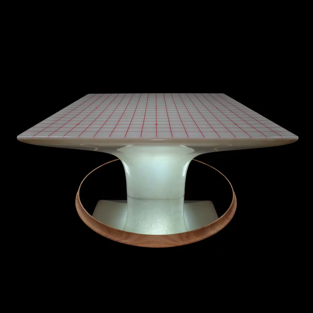 Lampadaires - Table d'échiquier avec miroir Taiji - KEIMFLECK