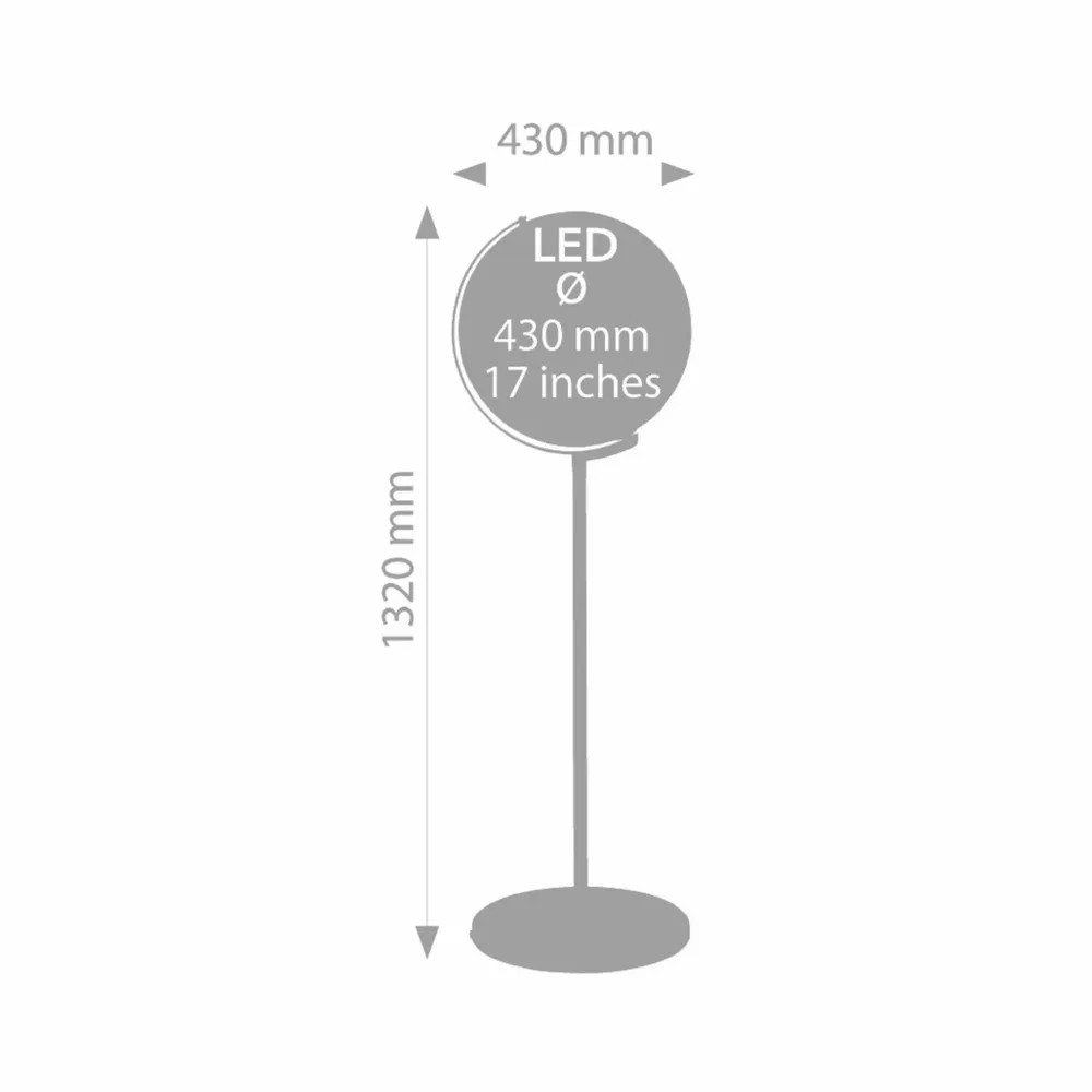 Design objects - LED-illuminated standing globe ,,SOJUS CITY LIGHT'' - TROIKA GERMANY